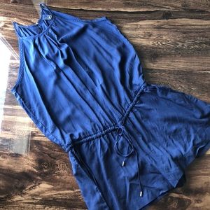 Navy blue soft romper